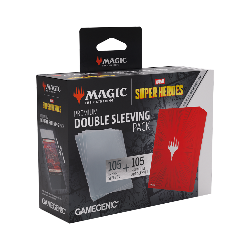 GG: MTG MSH Double Sleeving Pack 100 - Red - Sleeves Standard