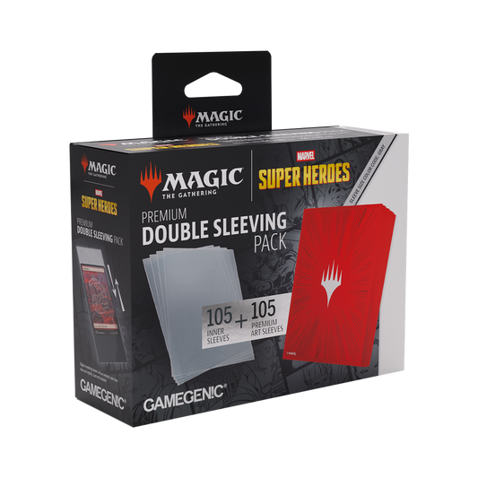 GG: MTG MSH Double Sleeving Pack 100 - Red - Sleeves Standard