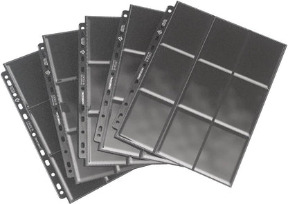 GG : 10 Pages 18 Pocket Sideloading Black pour classeur