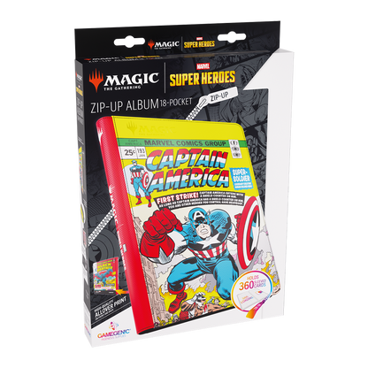 GG: MTG MSH Zip Album 18-Pocket - Captain America