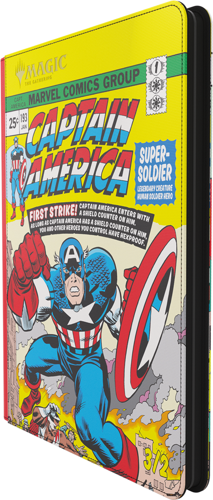 GG: MTG MSH Zip Album 18-Pocket - Captain America