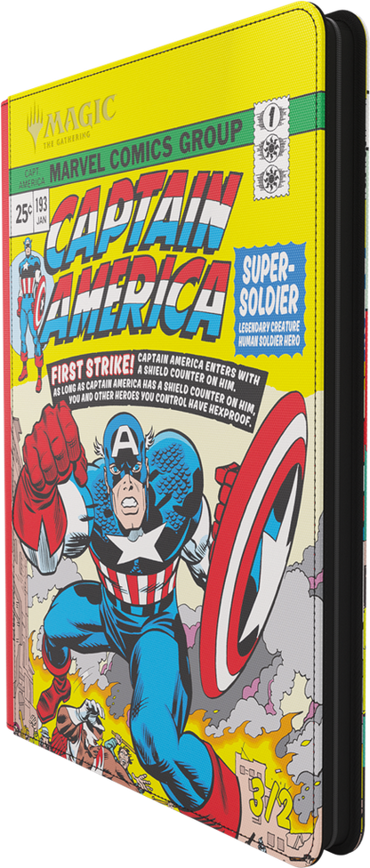 GG: MTG MSH Zip Album 18-Pocket - Captain America