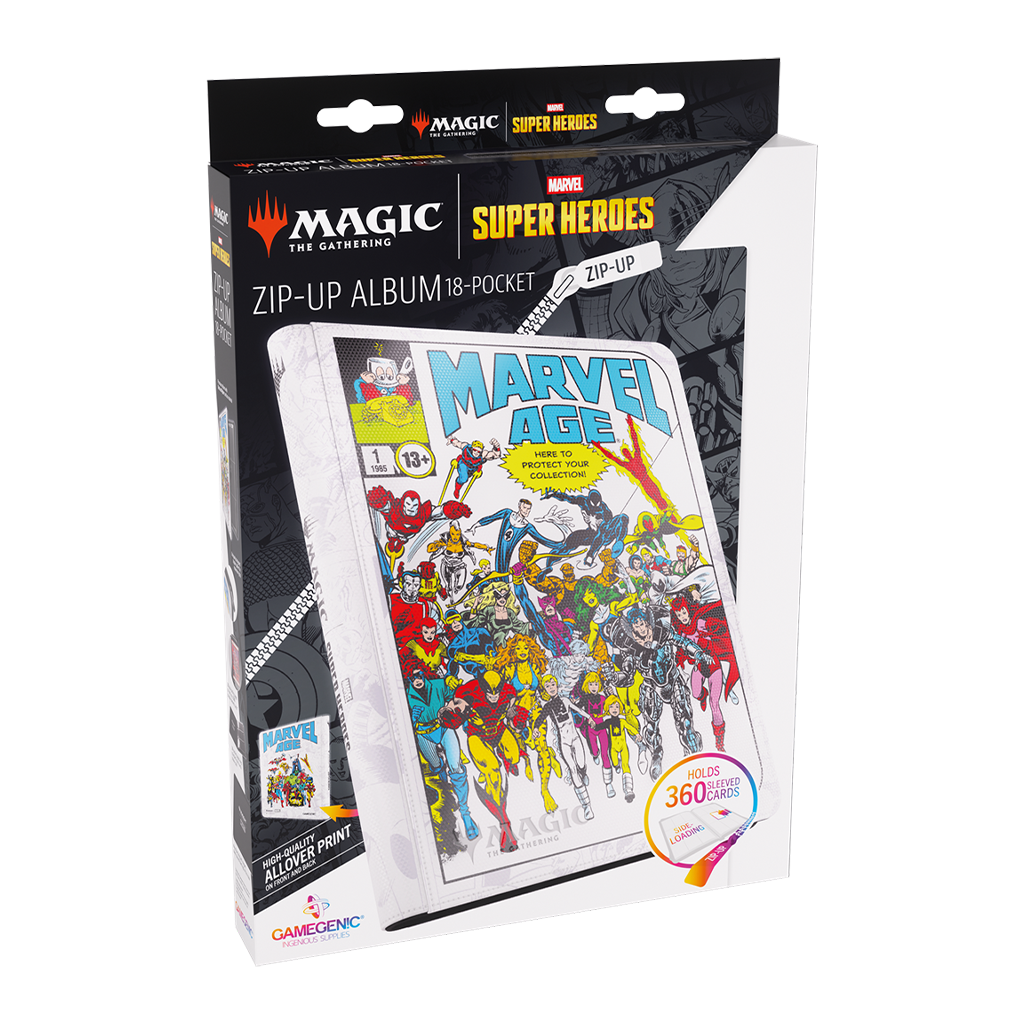 GG: MTG MSH Zip-Up Album 18-Pocket - Marvel Age