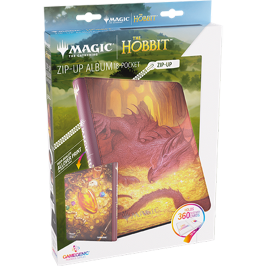 GG: MTG Hobbit Zip-Up Album 18-Pocket -Smaug's Mox