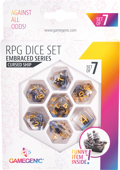 Embraced Series -Cursed Ship- Set de 7 Dés JDR