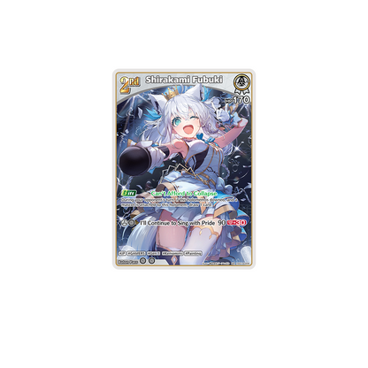 hololive Official Card Game - Live Start Deck - hSD14e Shirakami Fubuki (Anglais) : exemple de carte incluse