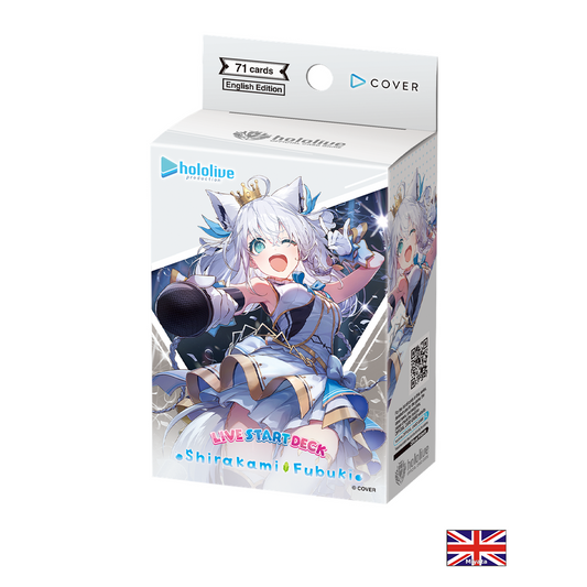 hololive Official Card Game - Live Start Deck - hSD14e Shirakami Fubuki (Anglais)