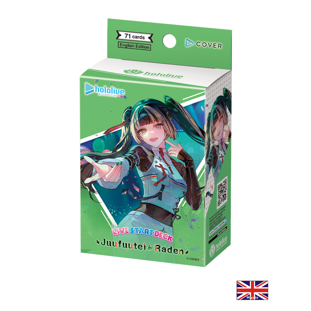 hololive Official Card Game - Live Start Deck - hSD15e Juufuutei Raden (Anglais)