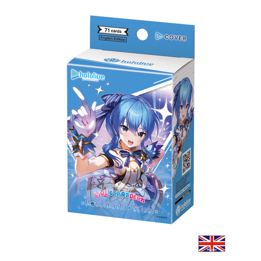 hololive Official Card Game - Live Start Deck - hSD17e Hoshimachi Suisei (Anglais)