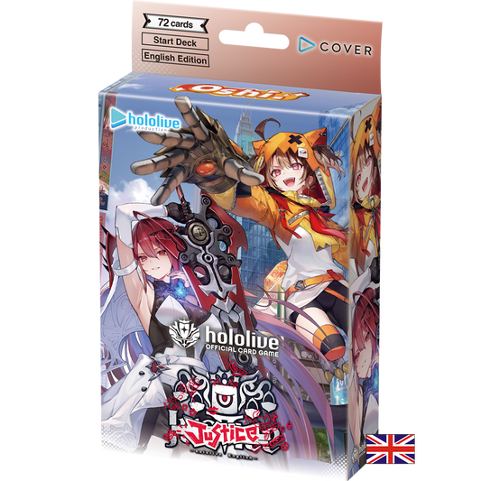 hololive Official Card Game - Start Deck: Oshi Justice - SD13 (Anglais) (Précommande sortie le 24.07.26) (Arrivage prévu le 12.08.26)