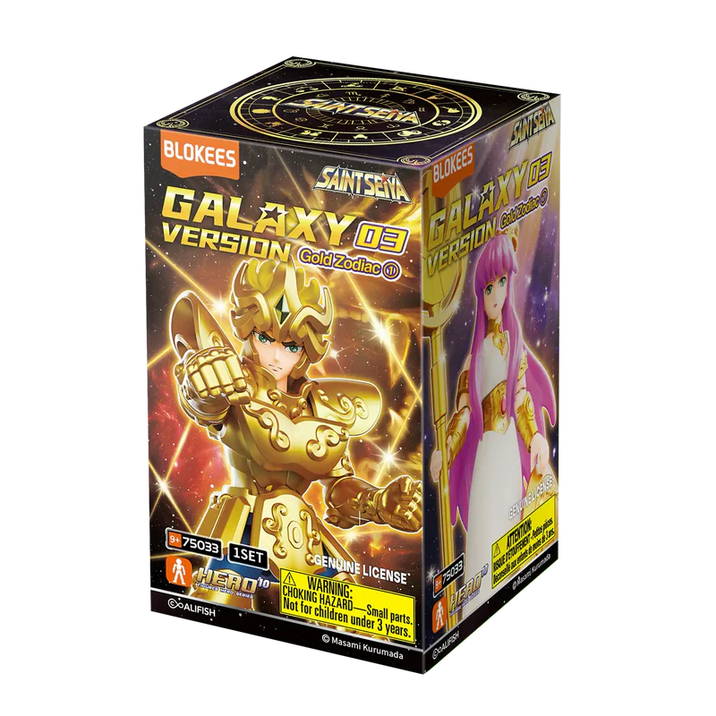Blokees - Saint Seiya- Boîte Mystère - Galaxy Version 03 Gold Zodiac