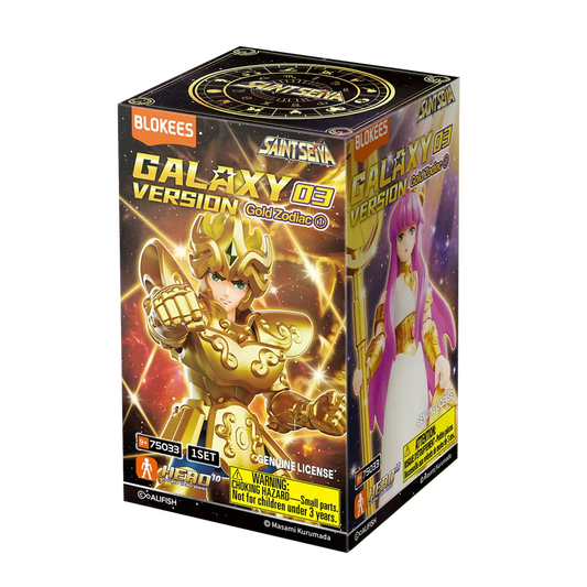 Blokees - Saint Seiya- Boîte Mystère - Galaxy Version 03 Gold Zodiac