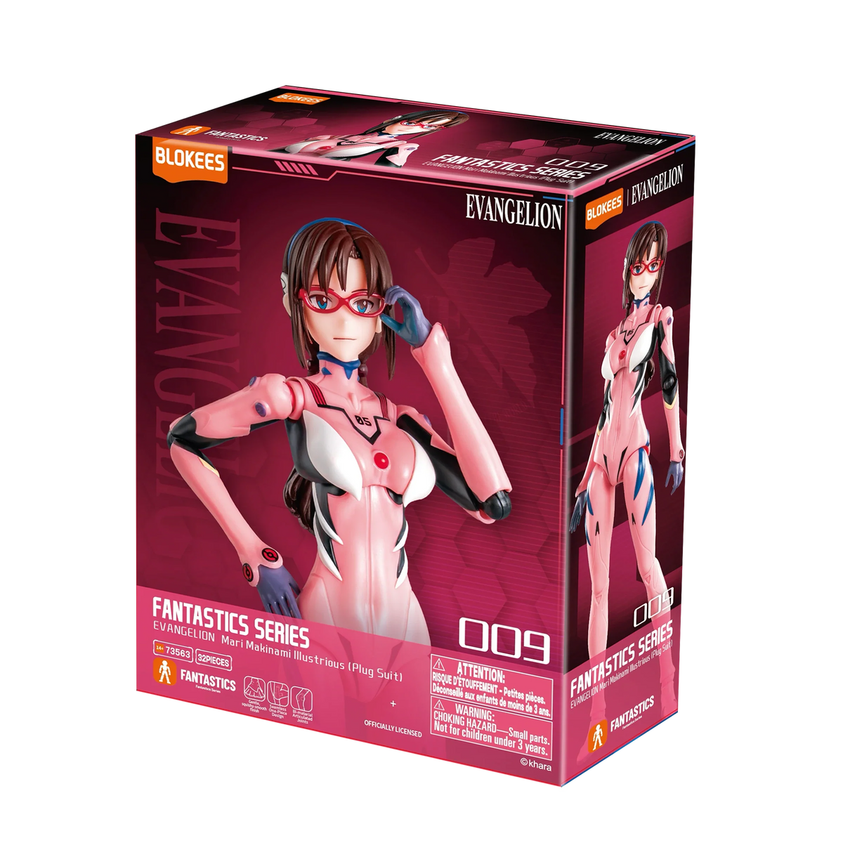 Blokees Evangelion Fantastics Series - Mari Makinami Illustrious (Plug Suit)