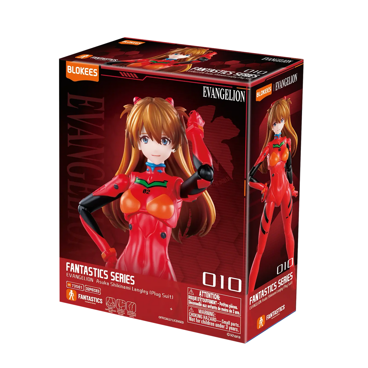 Blokees Evangelion Fantastics Series - Asuka Shikinami Langley (Plug Suit)