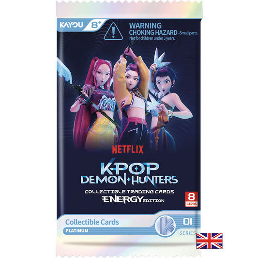 KPop Demon Hunters - Collectible Trading Cards - Boosters - Energy Edition Platinum