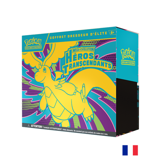 Pokémon - Coffret Dresseur d'Élite - ME02.5 Héros Transcendants (Précommande sortie le 20.02.26) (Arrivage prévu le 25.02.26) 1ère VAGUE