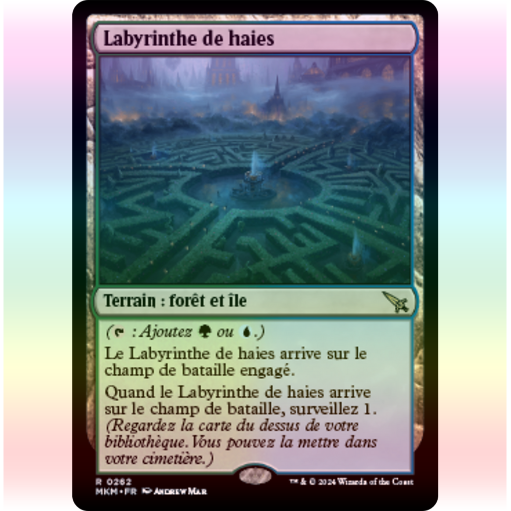 MKM  Labyrinthe de haies *FOIL*