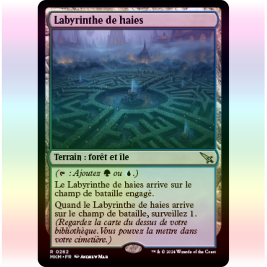 MKM  Labyrinthe de haies *FOIL*