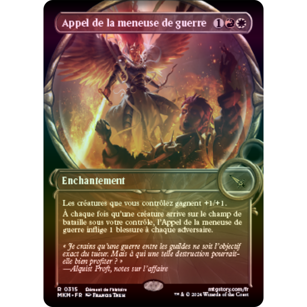 MKM  Appel de la meneuse de guerre (Showcases) *FOIL*