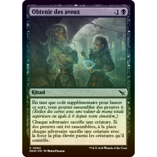 MKM  Obtenir des aveux *FOIL*