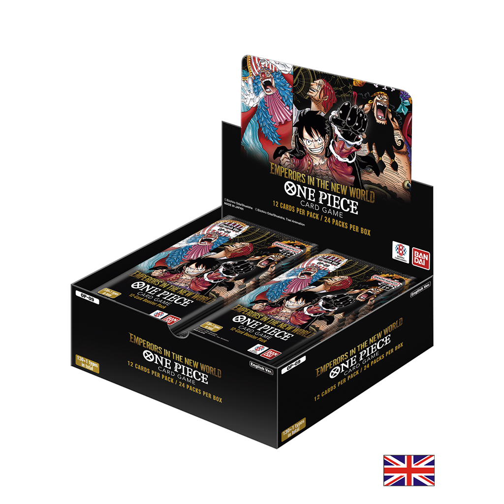 Boite de 24 boosters OP09 - One Piece Card Game : Emperors in the new World (Anglais)