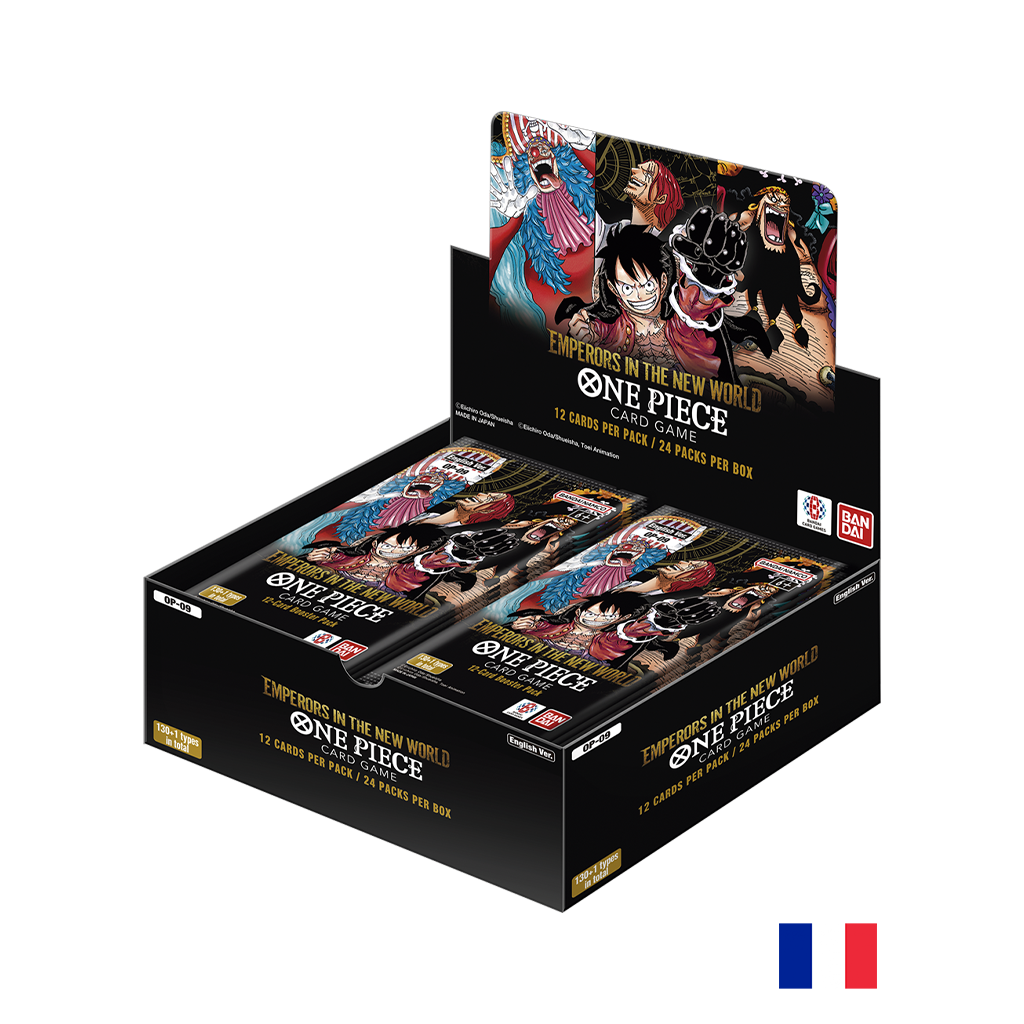 Boite de 24 boosters OP09 - One Piece Card Game : Emperors in the new World FR