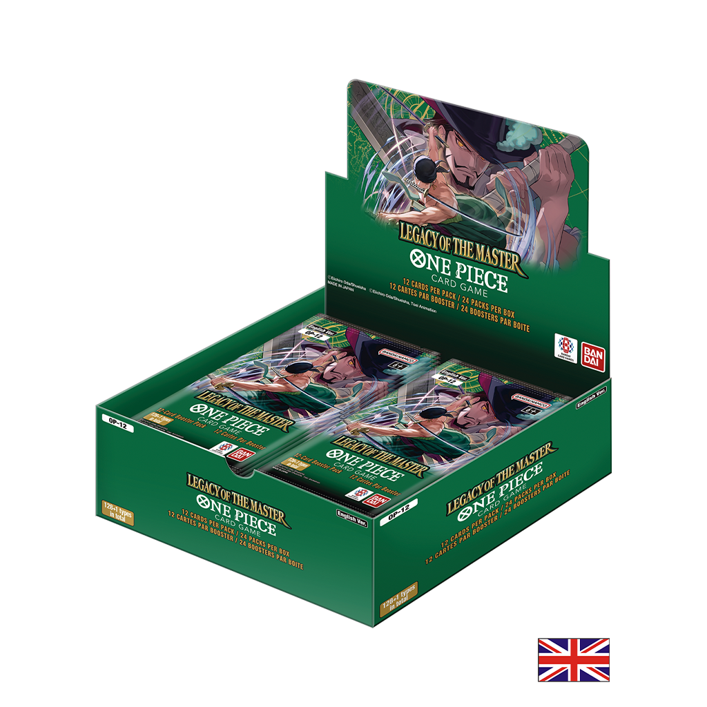 Boite de 24 Boosters OP12 - One Piece Card Game : Legacy of the Master (Anglais) (Précommande sortie le 22.08.25) (Livraison fournisseur prévue début Septembre)