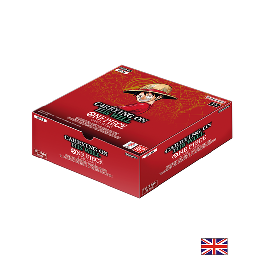 Boite de 24 Boosters OP13 - One Piece Card Game : Carrying on his Will (Anglais) (Précommande sortie le 07.11.25)