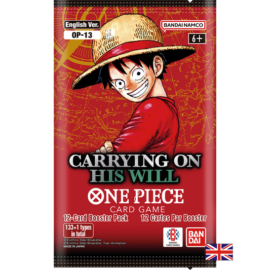 Booster OP13 - One Piece Card Game : Carrying on his Will (Anglais) (Précommande sortie le 07.11.25)