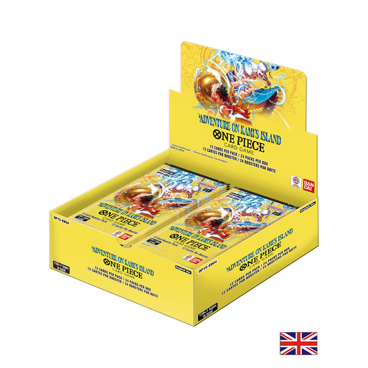 Boite de 24 Boosters OP15 - One Piece Card Game : Aventures sur l'île de Dieu (Anglais)
