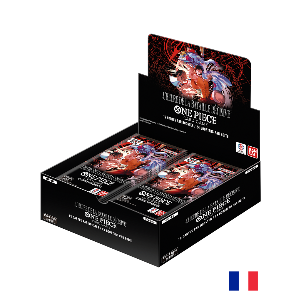 Boite de 24 Boosters OP16 - One Piece Card Game : L'Heure de la Bataille Décisive FR (Précommande sortie le 12.06.26)