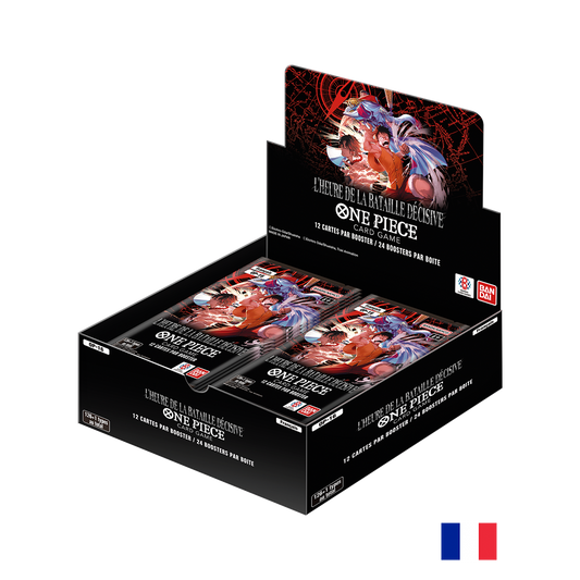 Boite de 24 Boosters OP16 - One Piece Card Game : L'Heure de la Bataille Décisive FR (Précommande sortie le 12.06.26)
