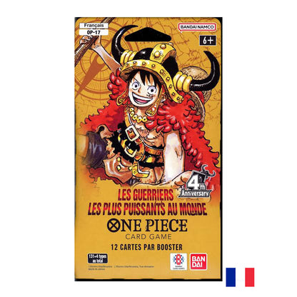 Booster BLISTER OP17 - One Piece Card Game : Les Guerriers les plus puissants au monde FR