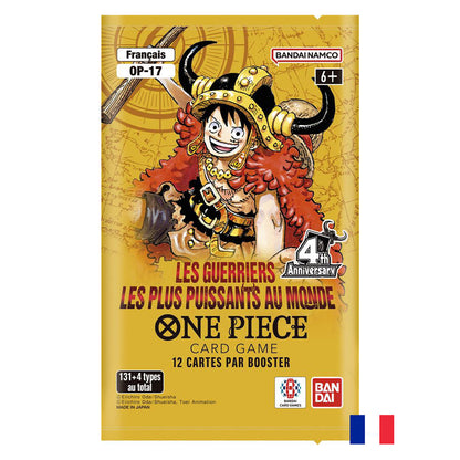Boite de 24 Boosters OP17 - One Piece Card Game : Les Guerriers les plus puissants au monde FR (Précommande sortie le 28.08.26) **Limité à 2 Displays maximum par personne**