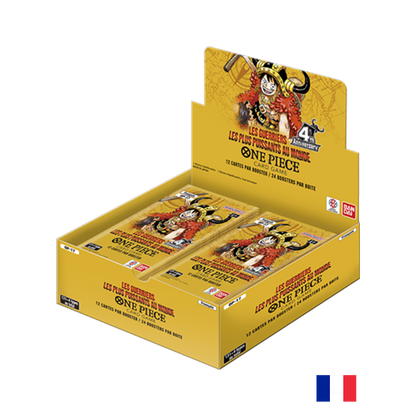 Boite de 24 Boosters OP17 - One Piece Card Game : Les Guerriers les plus puissants au monde FR (Précommande sortie le 28.08.26) **Limité à 2 Displays maximum par personne**