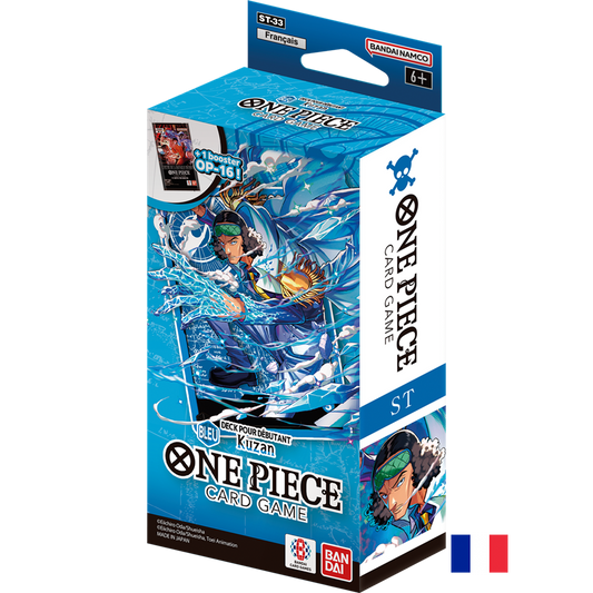 Deck de Démarrage ST-33 : Bleu - Kuzan - One Piece Card Game FR (Précommande sortie le 31.07.26) (Arrivage prévu le 04.08.26)