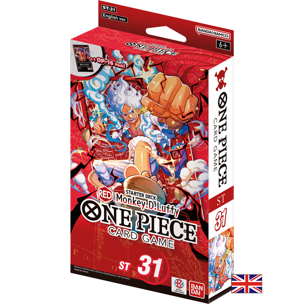 Deck de Démarrage ST-31 : Rouge - Monkey D. Luffy - One Piece Card Game (Anglais)