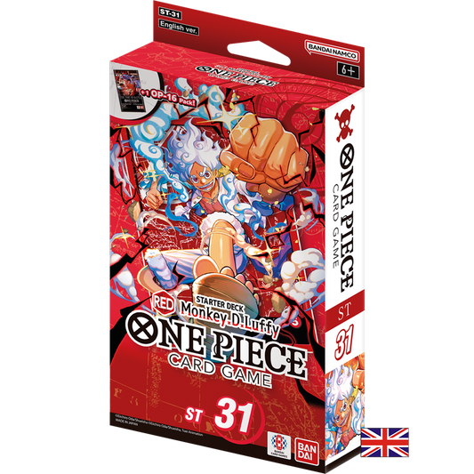 Deck de Démarrage ST-31 : Rouge - Monkey D. Luffy - One Piece Card Game (Anglais)