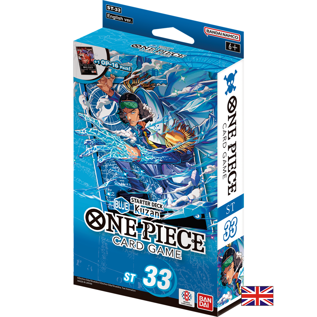 Deck de Démarrage ST-33 : Bleu - Kuzan - One Piece Card Game (Anglais)