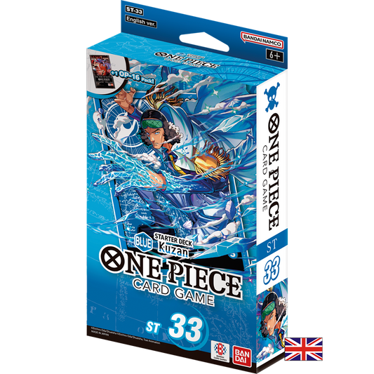 Deck de Démarrage ST-33 : Bleu - Kuzan - One Piece Card Game (Anglais)