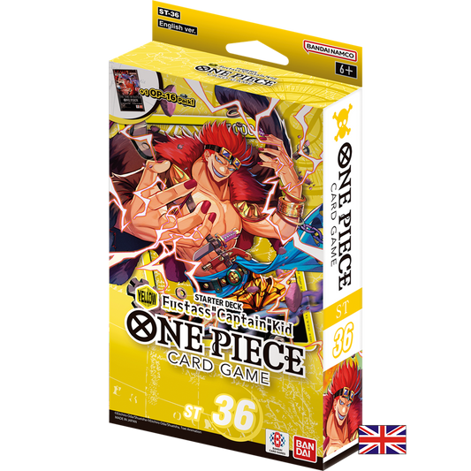 Deck de Démarrage ST-36 : Jaune - Eustass "Captain kidd" - One Piece Card Game (Anglais)