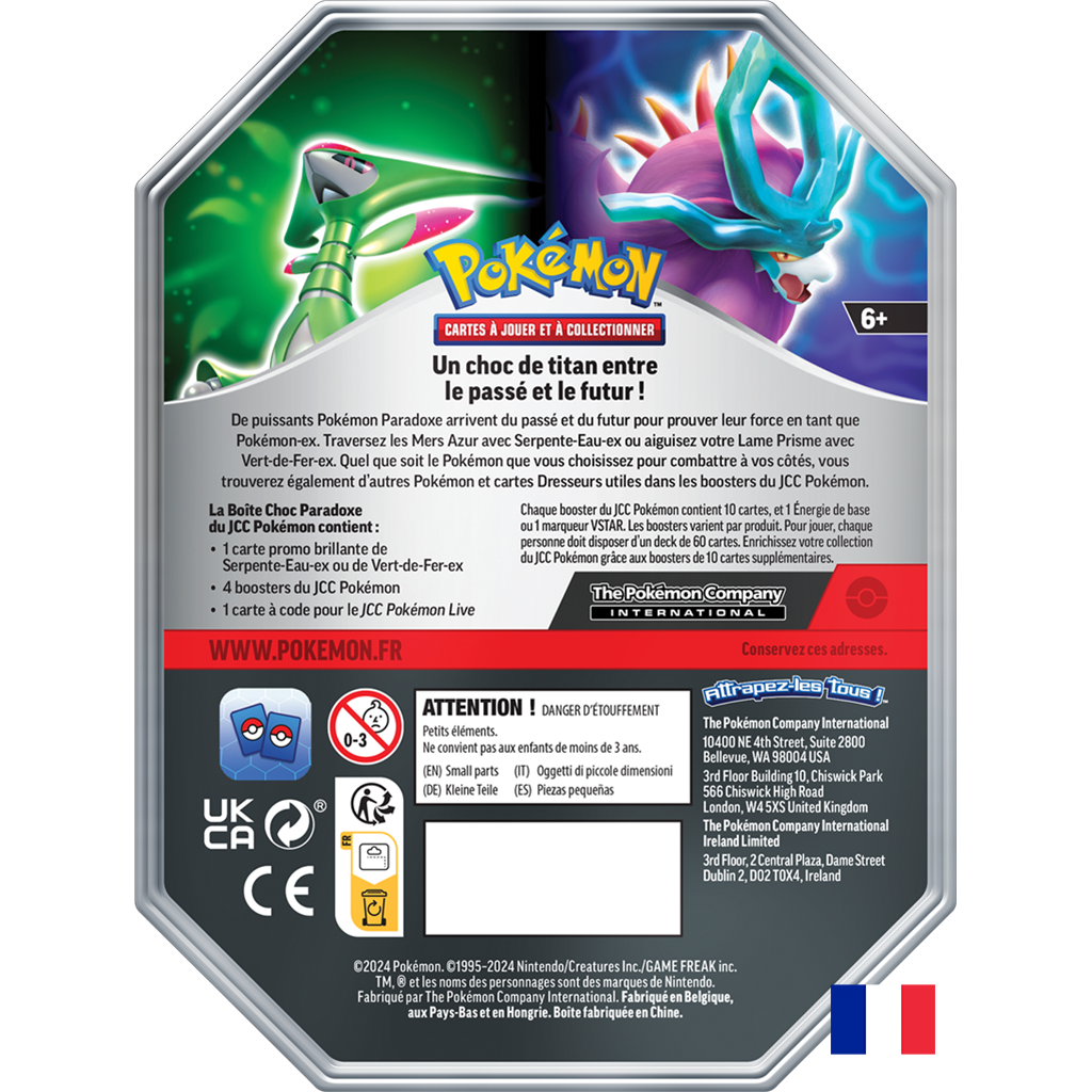 Pokémon Pokébox: Serpente-Eau EX - Choc Paradoxe