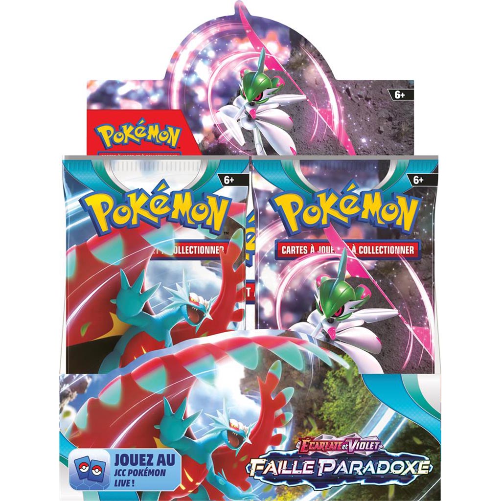 Pokemon Boite 36 Boosters EV04 - Ecarlate et Violet - Faille Paradoxe