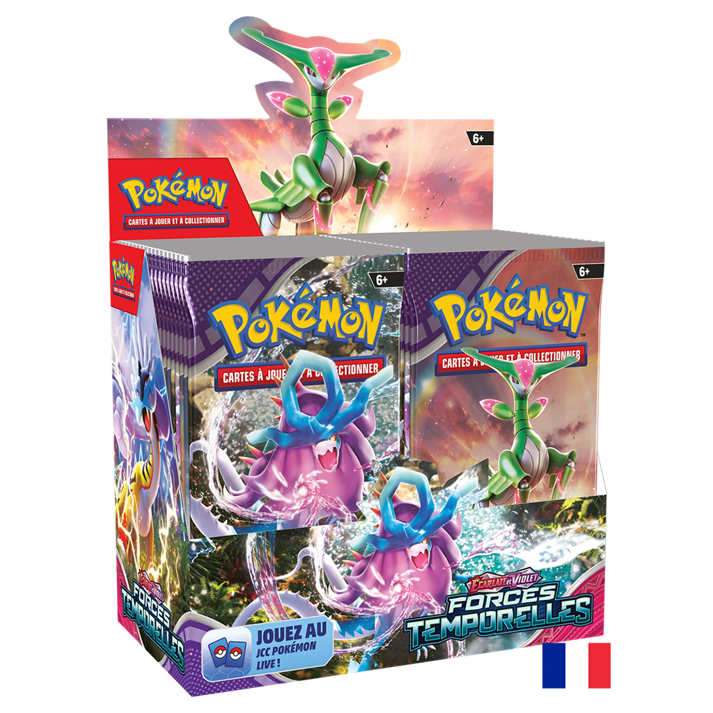 Pokémon Boite 36 Boosters EV05 - Ecarlate et Violet - Forces Temporelles