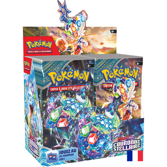 Pokémon Boite 36 Boosters EV07 - Ecarlate et Violet - Couronne Stellaire