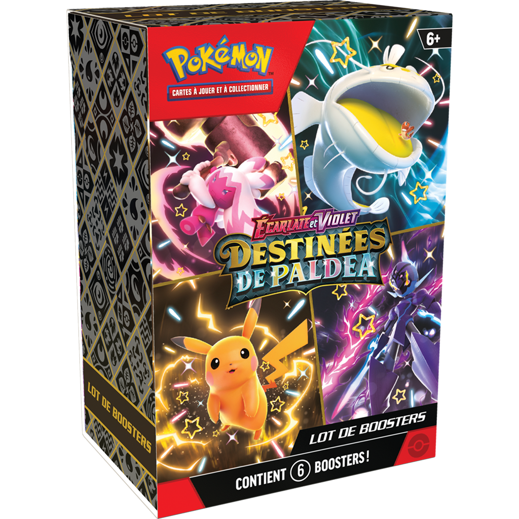 Pokémon EV04.5 : Coffret Bundle 6 Boosters - Destinées de Paldea