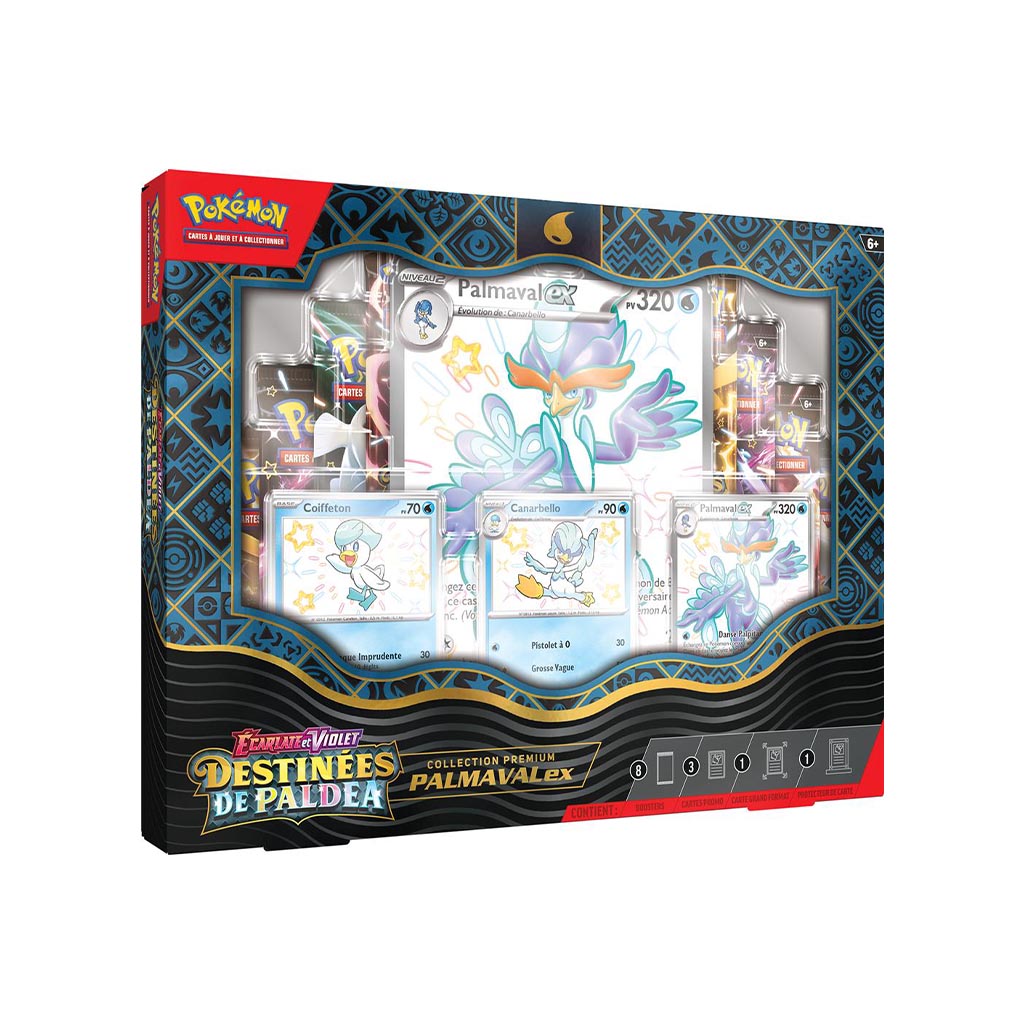 Pokémon EV04.5 : Coffret Collection Premium Palmaval EX - Destinées de Paldea