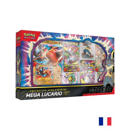 Pokémon - Coffret Collection avec figurine Méga-Lucario-ex