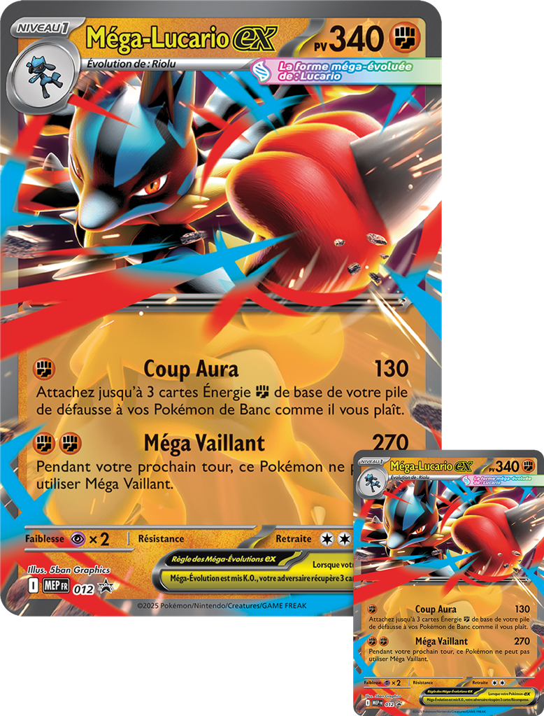 Pokémon - Coffret Collection avec figurine Méga-Lucario-ex