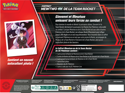 Pokémon : Coffret Mewtwo-ex de la Team Rocket
